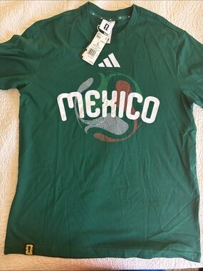 adidas Green Mexico Graphic Short Sleeve Tee